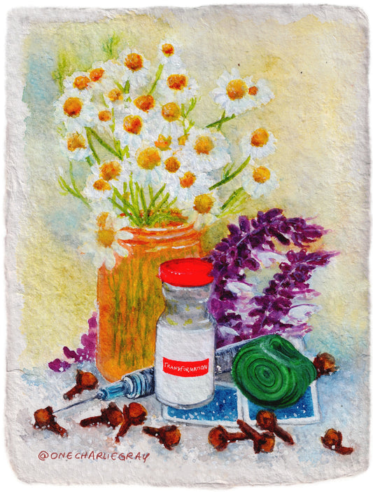 "Spell for Transformation" PRINT of Original Watercolor Artwork