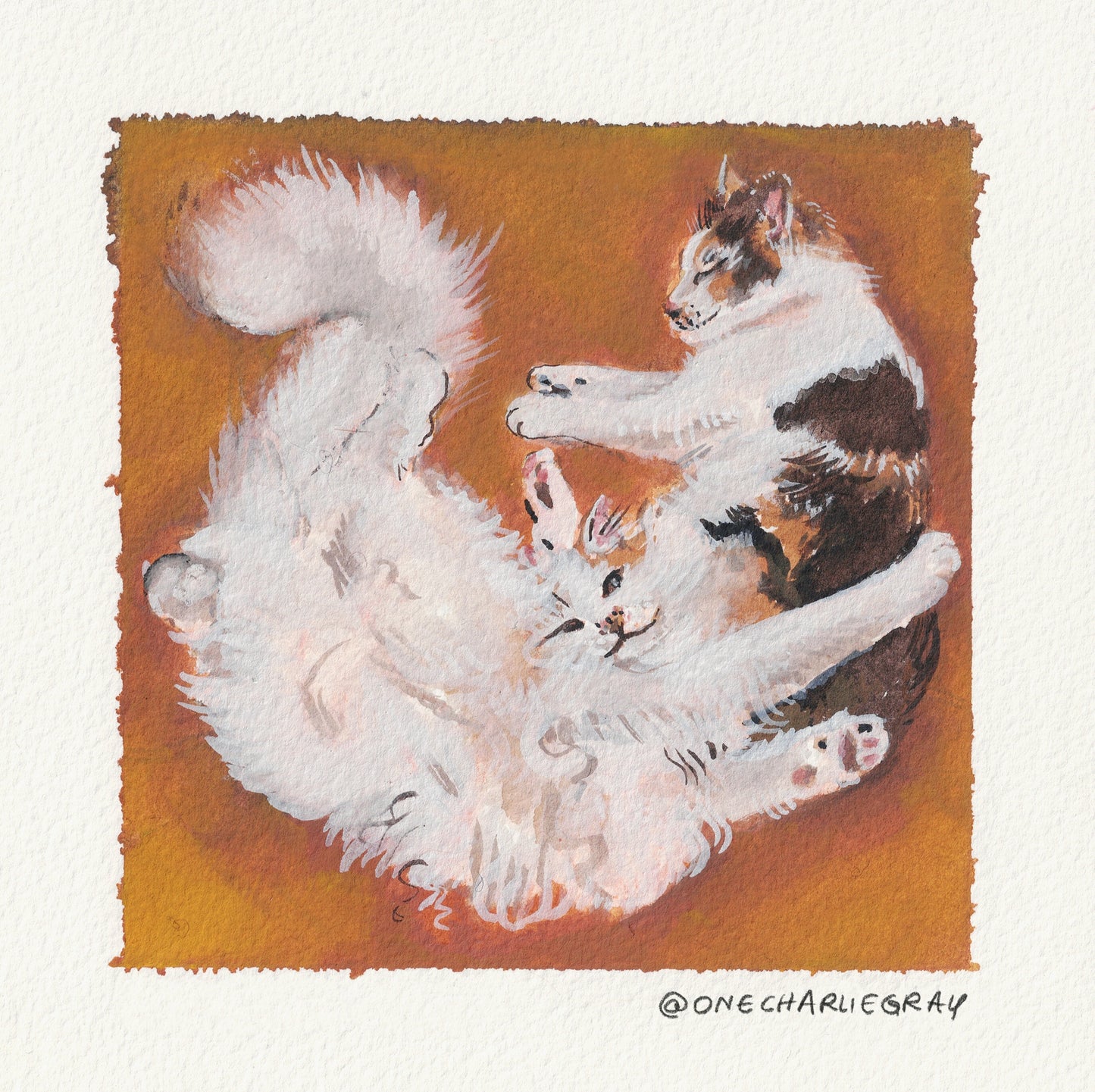 "Pickles & Krusty," PRINT of Original Watercolor Artwork
