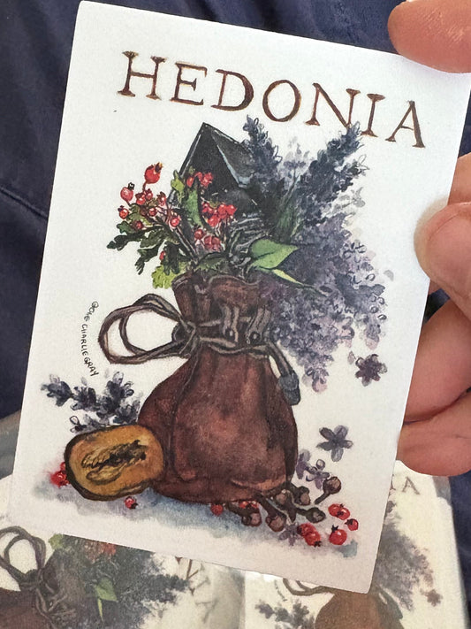 HEDONIA 4” Sticker